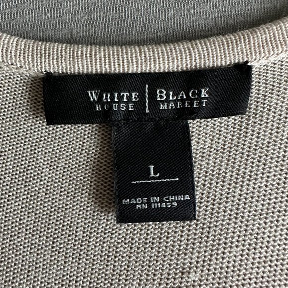 LIKE NEW WHBM Taupe Cardigan - Picture 2 of 4